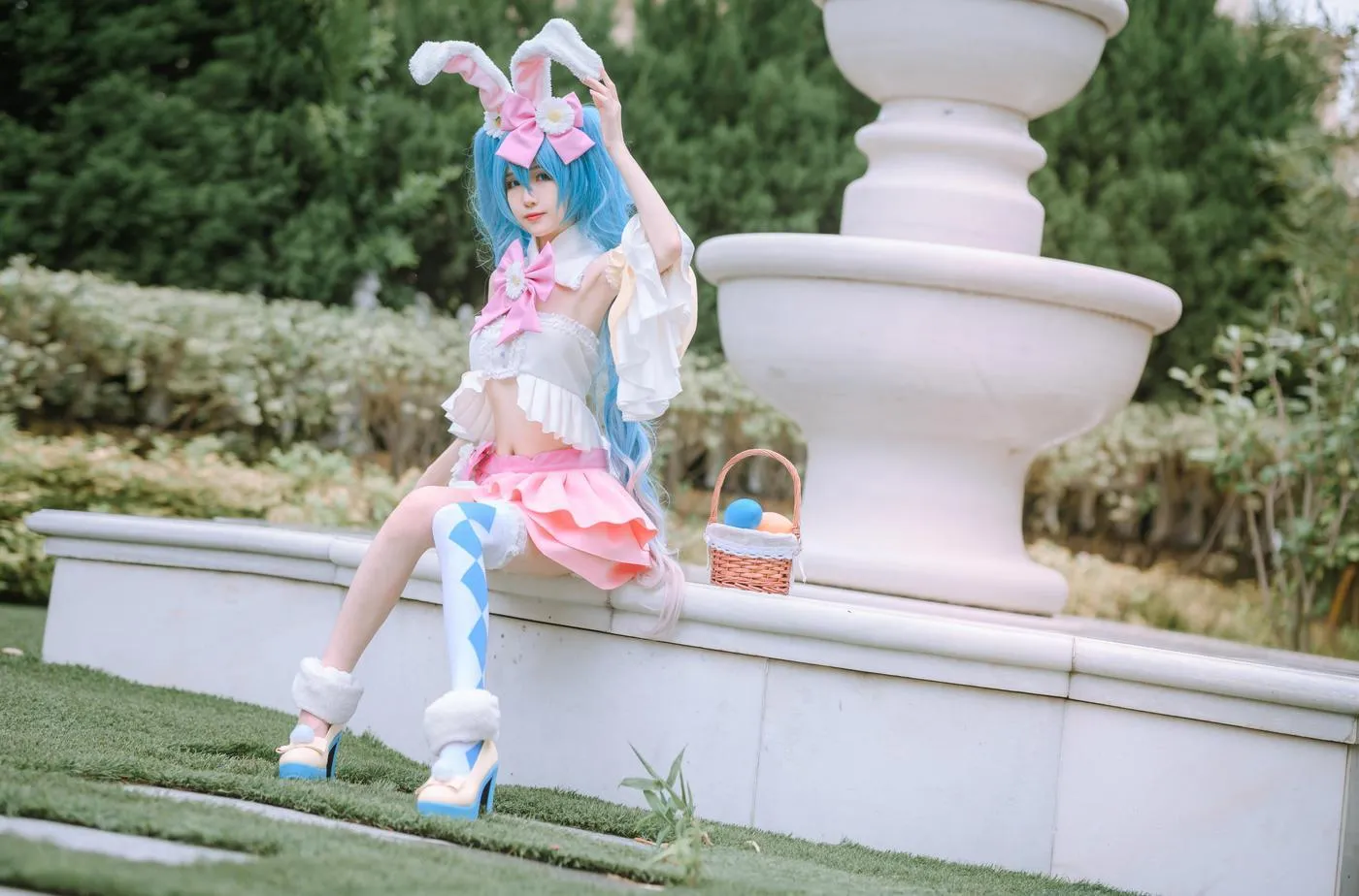 妖君白研 – NO.02 VOCOLOID COS正片 MIKU初音未来小兔子 [13P]插图1